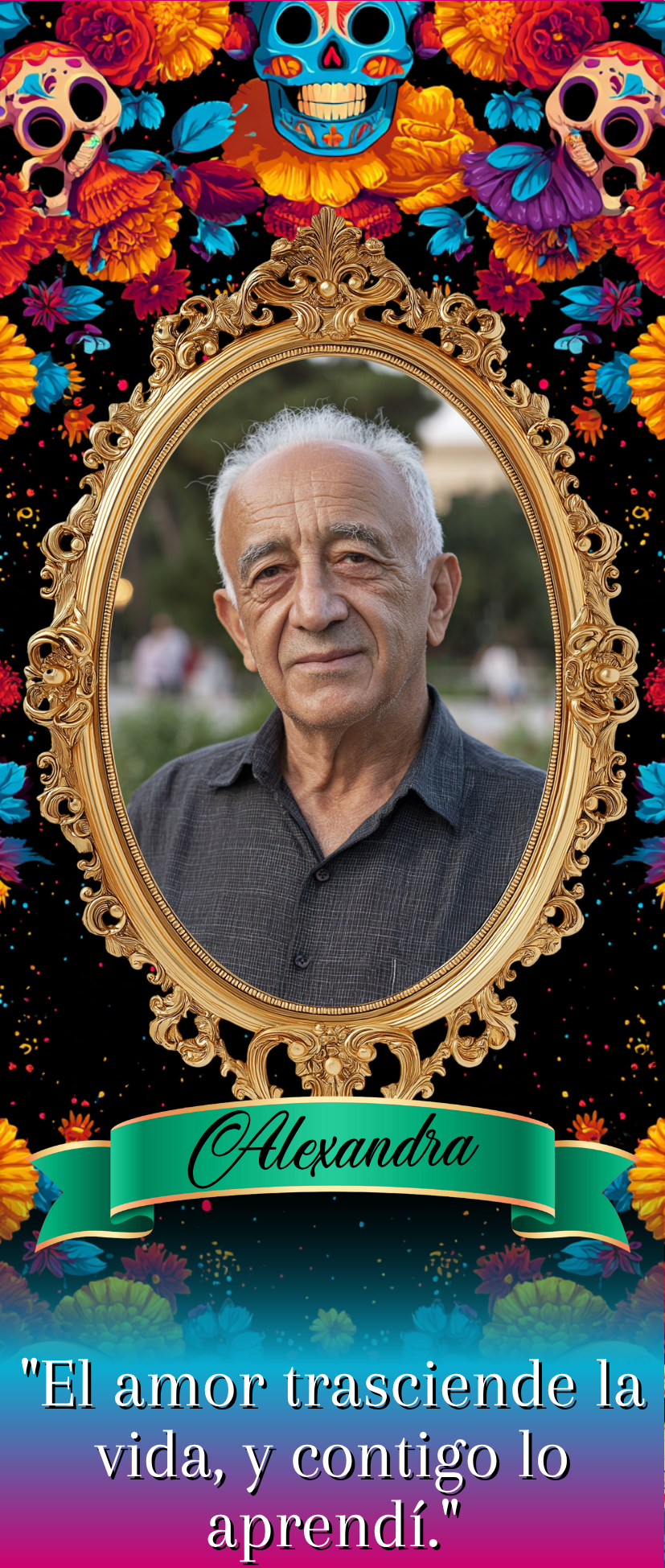 Dia De Los Muertos Candle