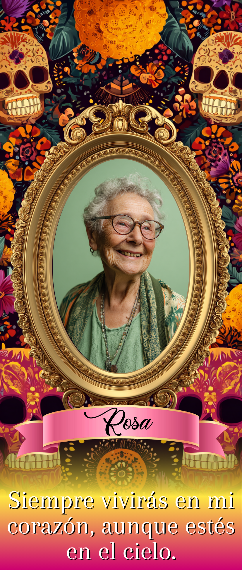 Dia De Los Muertos Candle