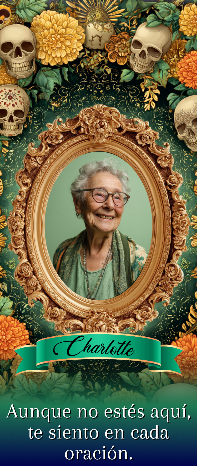 Dia De Los Muertos Candle