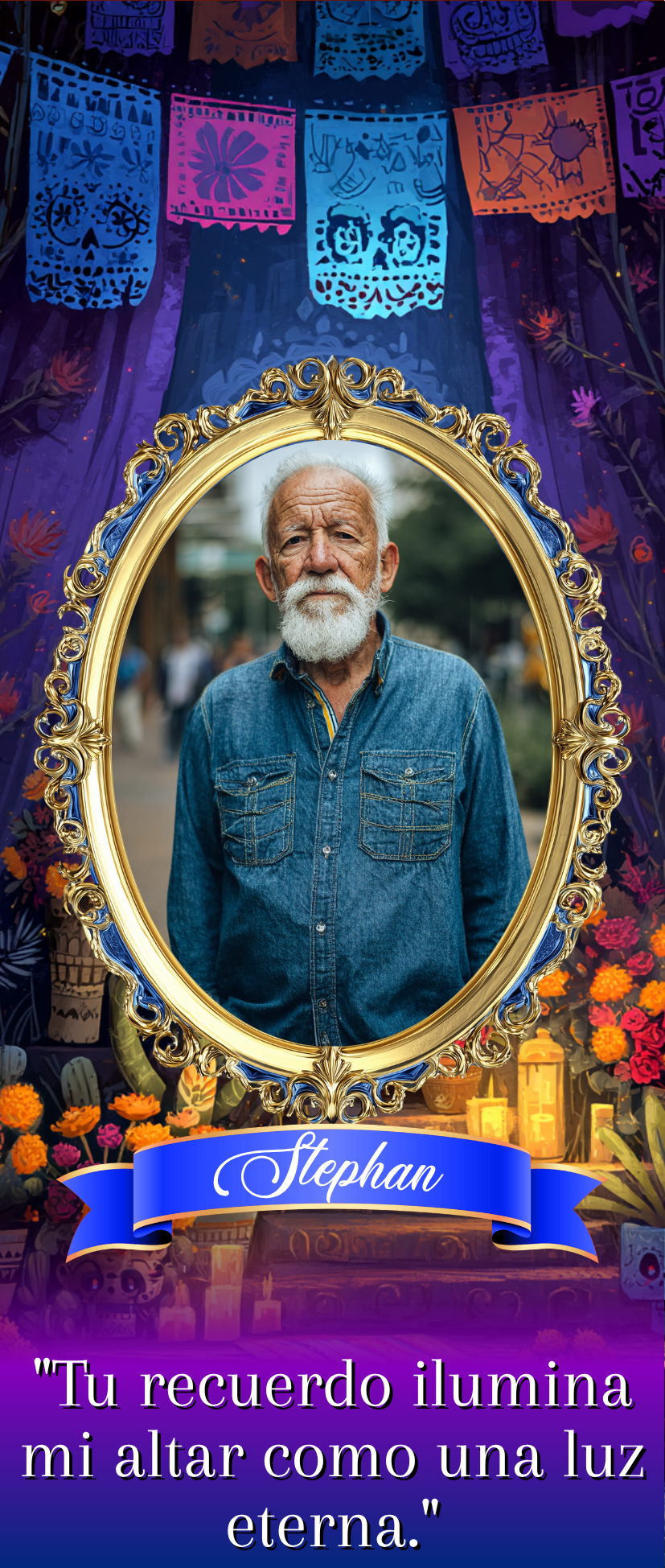 Dia De Los Muertos Candle