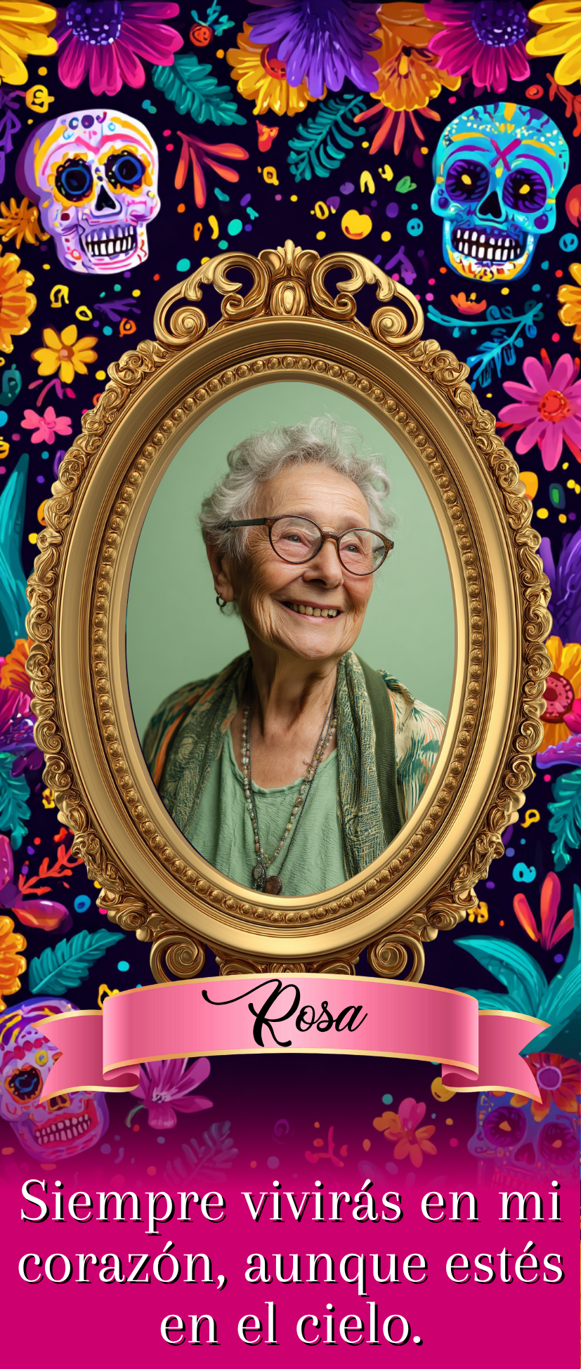 Dia De Los Muertos Candle