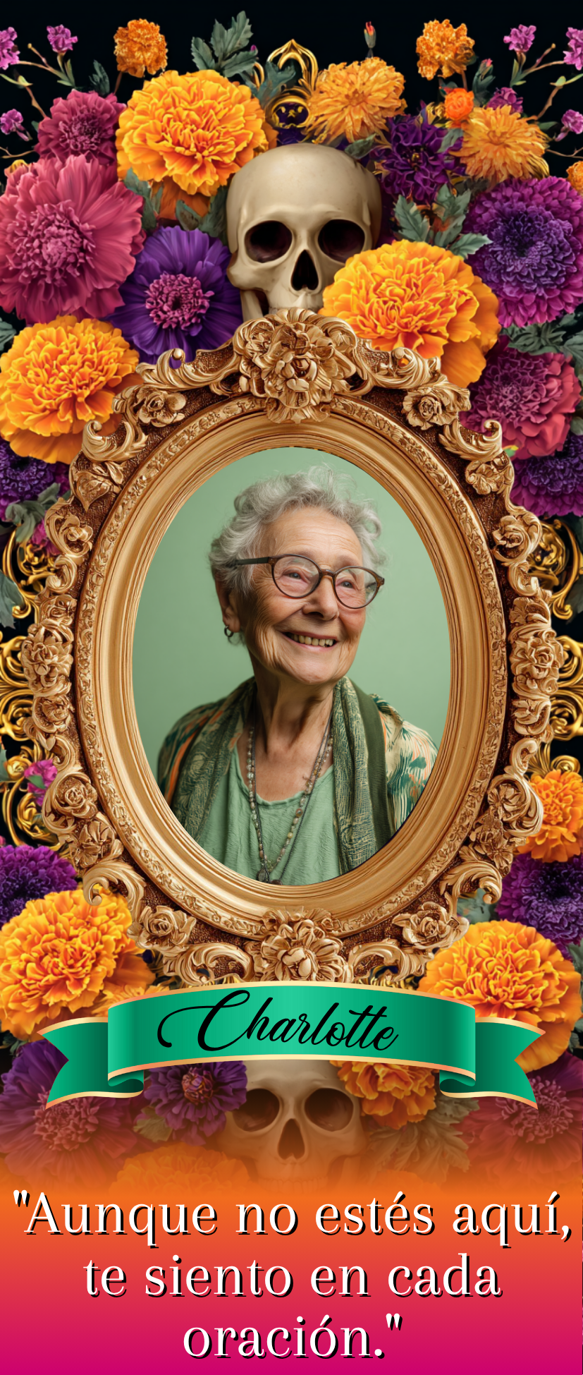 Dia De Los Muertos Candle