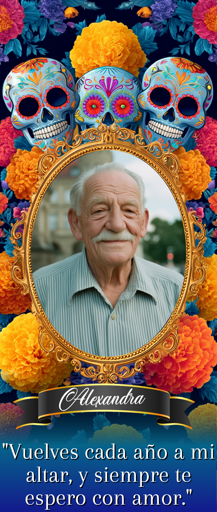 Dia De Los Muertos Candle