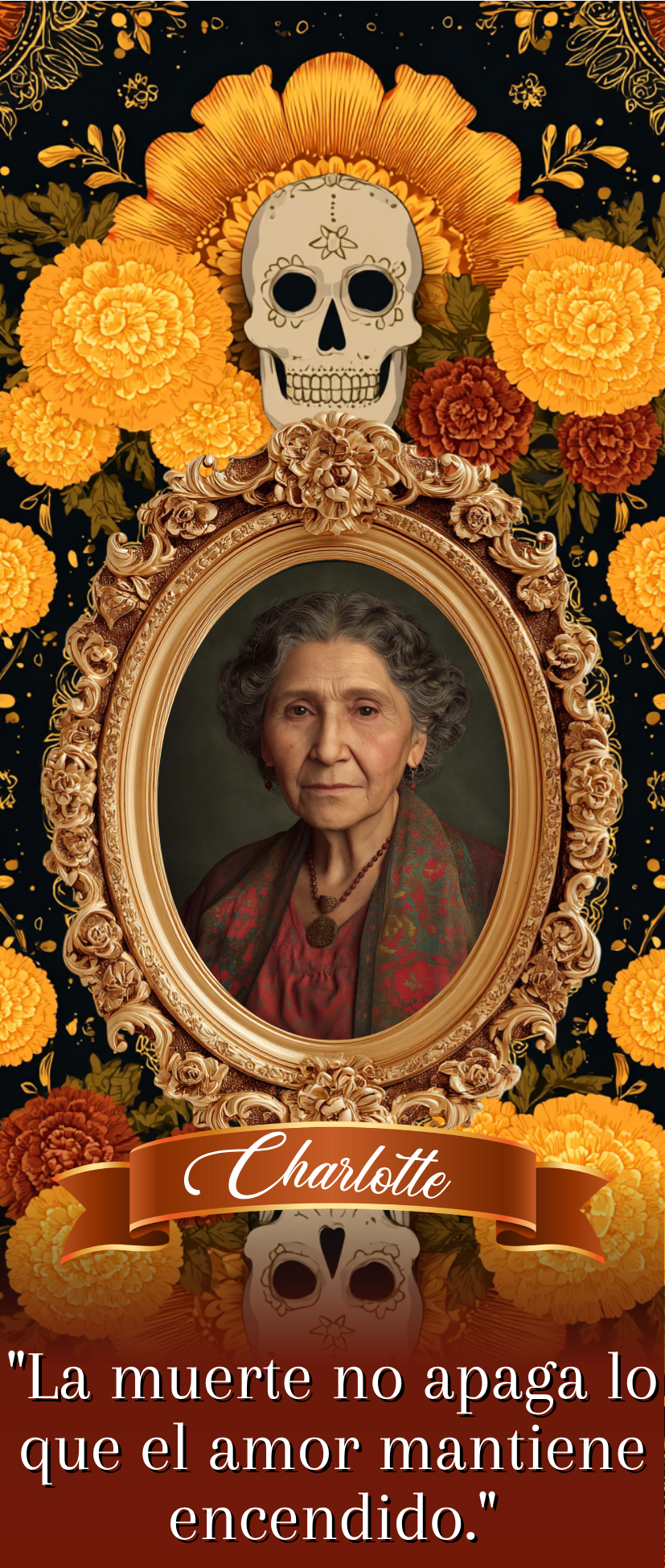 Dia De Los Muertos Candle