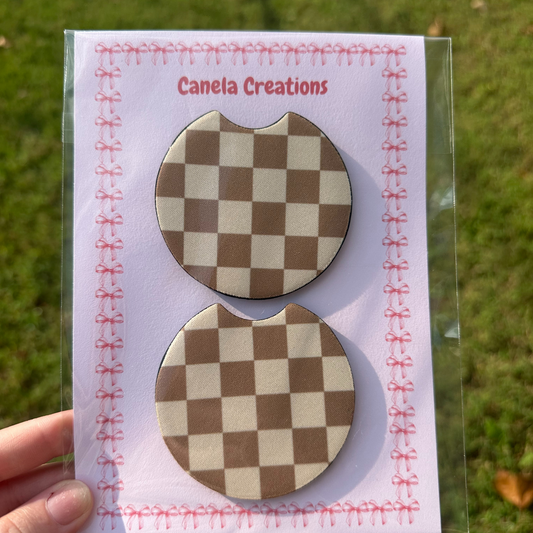 Brown Checkered