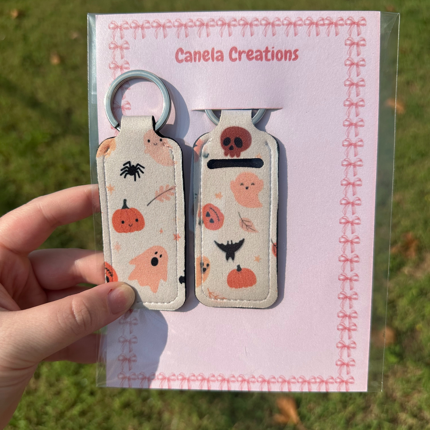 Spooky Chapstick Keychain